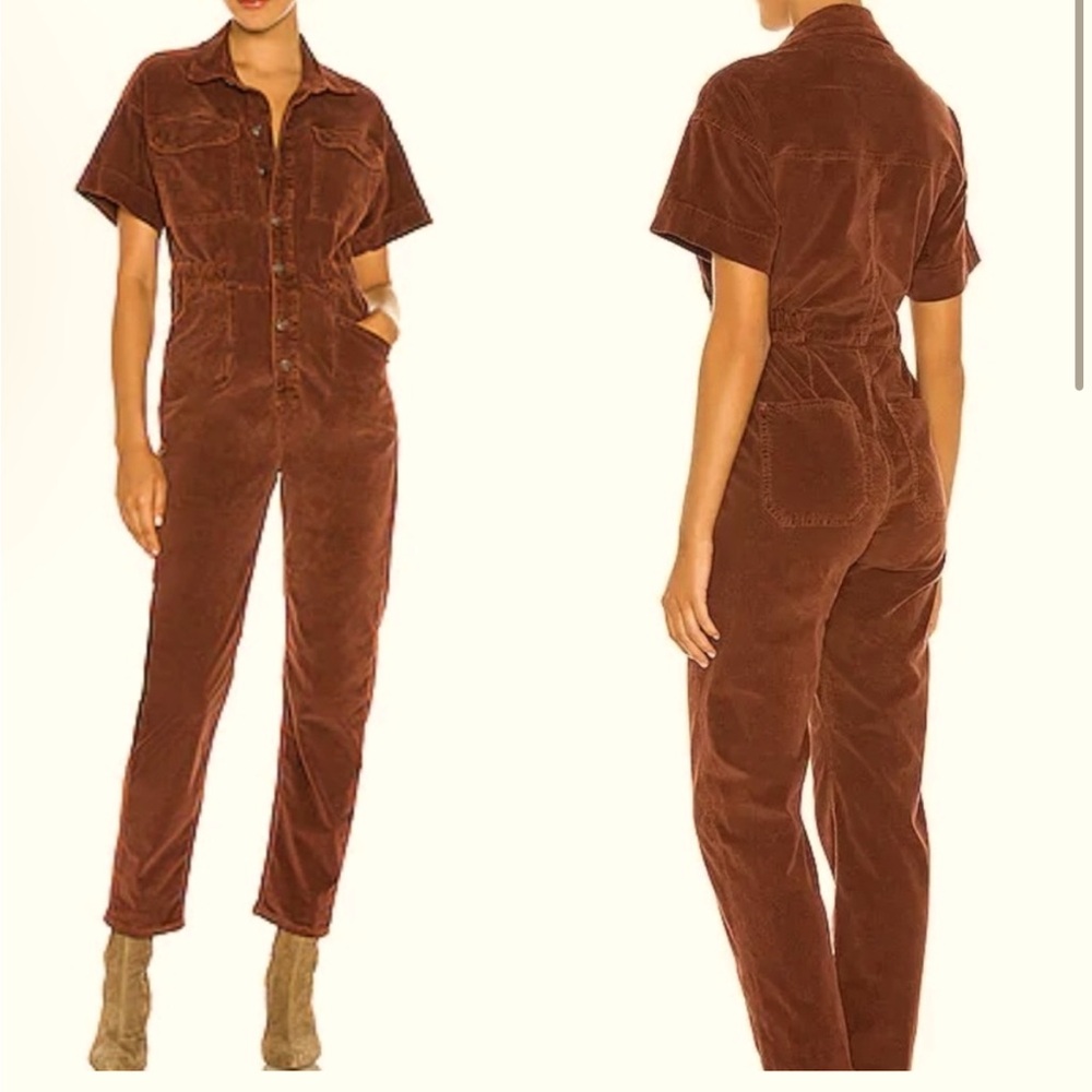 Free people Marci corduroy coverall nwot